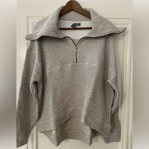 Sweaty Betty Tops - Sweaty Betty Restful Boucle Half Zip Sweatshirt